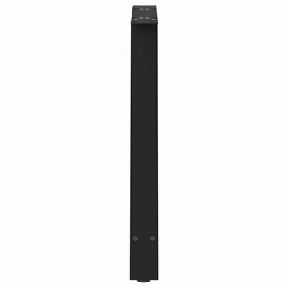 Esstischbeine A-Form 2 Stk. Schwarz 80x(72-73) cm Stahl
