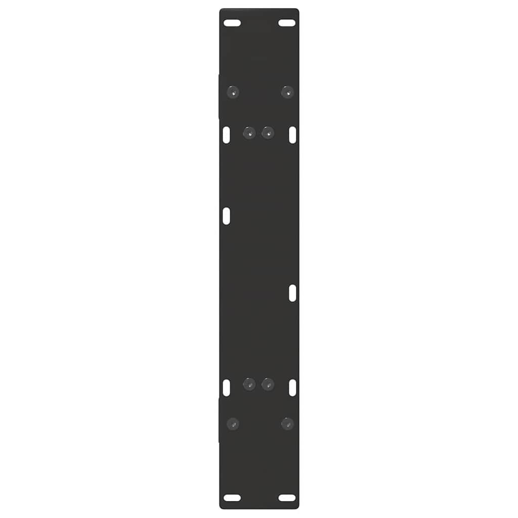Esstischbeine A-Form 2 Stk. Schwarz 80x(72-73) cm Stahl