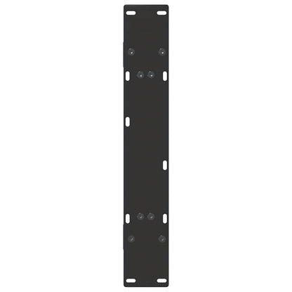 Esstischbeine A-Form 2 Stk. Schwarz 80x(72-73) cm Stahl