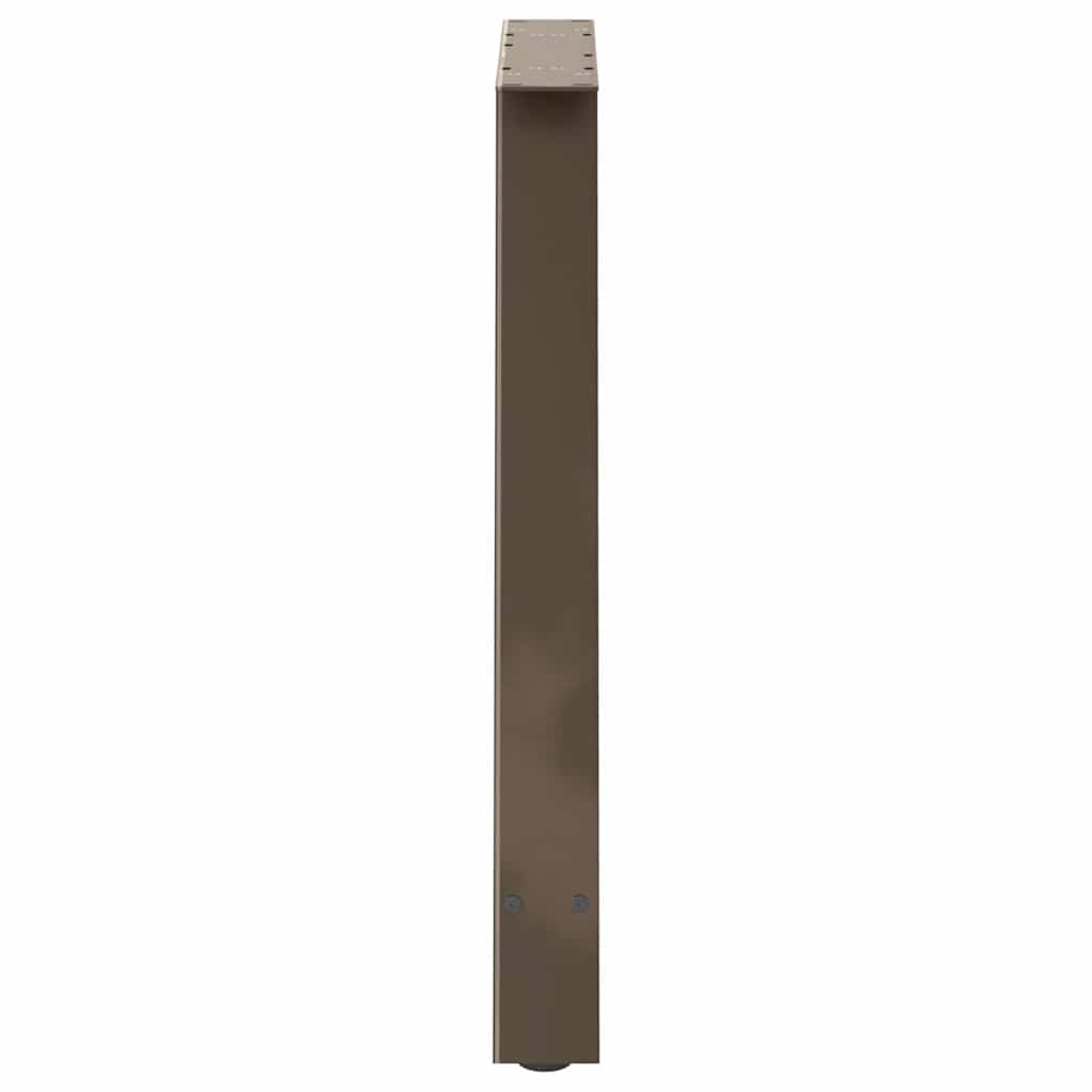 Esstischbeine A-Form 2 Stk. 80x(72-73) cm Stahl