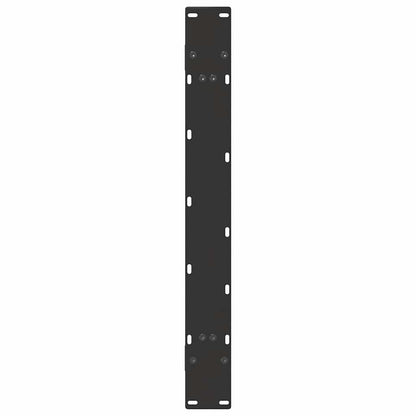 Esstischbeine A-Form 2 Stk. Schwarz 90x(72-73) cm Stahl