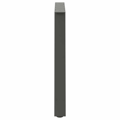 Esstischbeine A-Form 2 Stk. Anthrazit 90x(72-73) cm Stahl