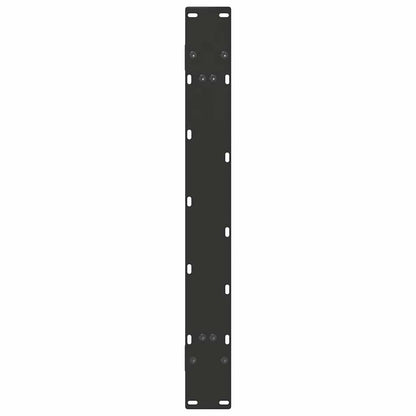 Esstischbeine A-Form 2 Stk. Schwarz 100x(72-73) cm Stahl