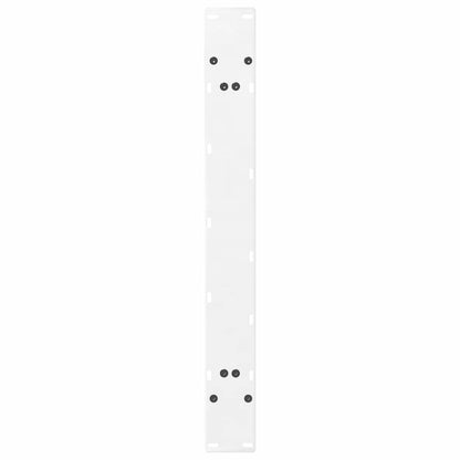Esstischbeine A-Form 2 Stk. Weiß 100x(72-73) cm Stahl