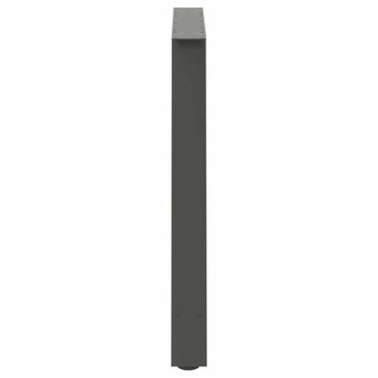 Esstischbeine A-Form 2 Stk. Anthrazit 100x(72-73) cm Stahl