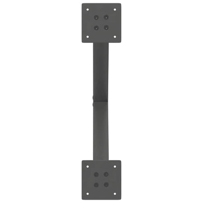 Couchtischbeine X-Form 2 Stk. Anthrazit 60x(42-43) cm Stahl