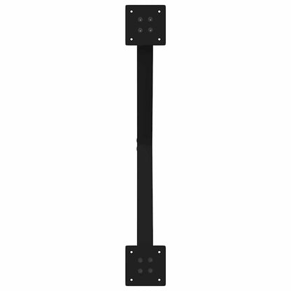Couchtischbeine X-Form 2 Stk. Schwarz 70x(42-43) cm Stahl