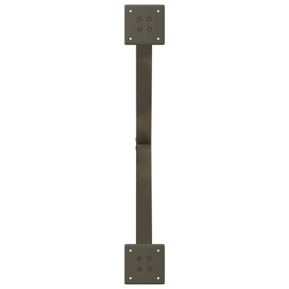 Couchtischbeine X-Form 2 Stk. Naturstahl 70x(42-43) cm Stahl