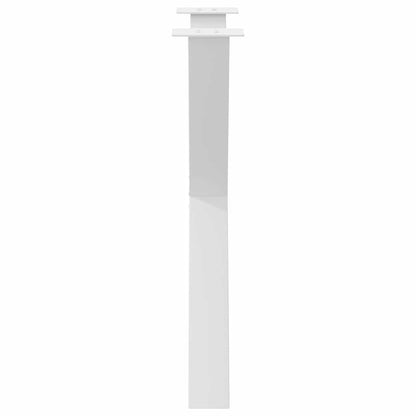 Esstischbeine X-Form 3 Stk. Weiß 70x(72-73) cm Stahl