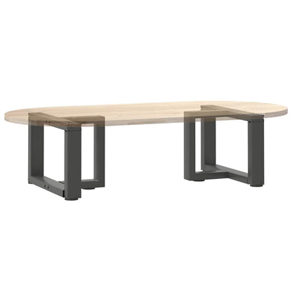 Couchtischbeine T-Form 2 Stk. Anthrazit 50x25x(30-31) cm Stahl