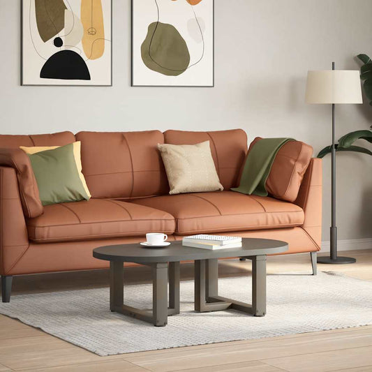 Couchtischbeine T-Form 2 Stk. Naturstahl 50x25x(30-31) cm Stahl