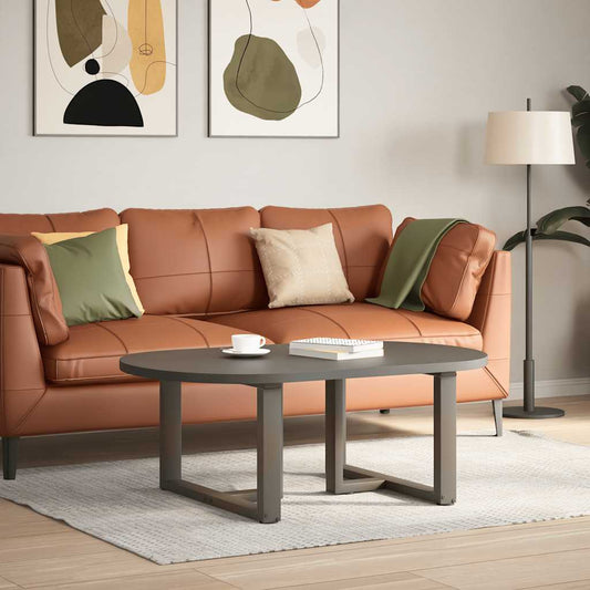Couchtischbeine T-Form 2 Stk. Naturstahl 60x25x(42-43) cm Stahl