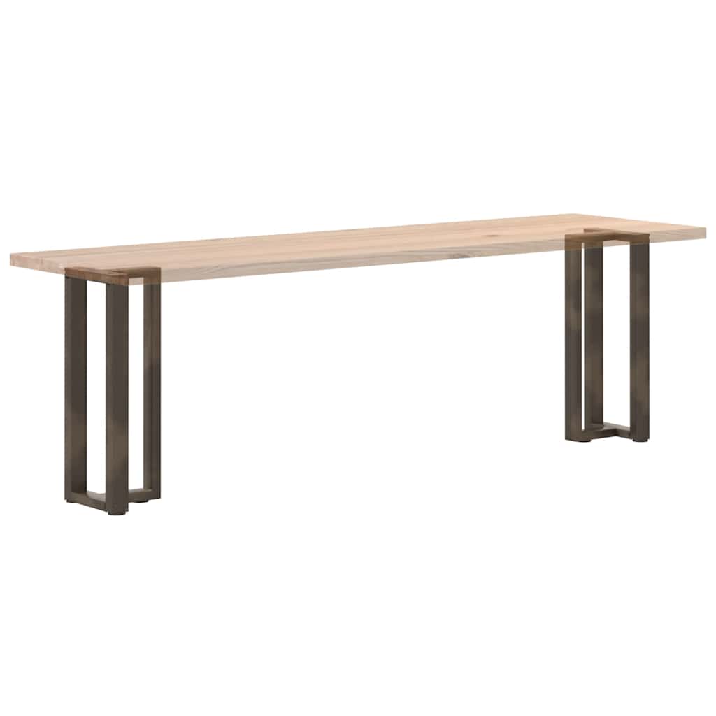 Konsolentischbeine T-Form 2 Stk. Naturstahl 38x25x(72-73) cm