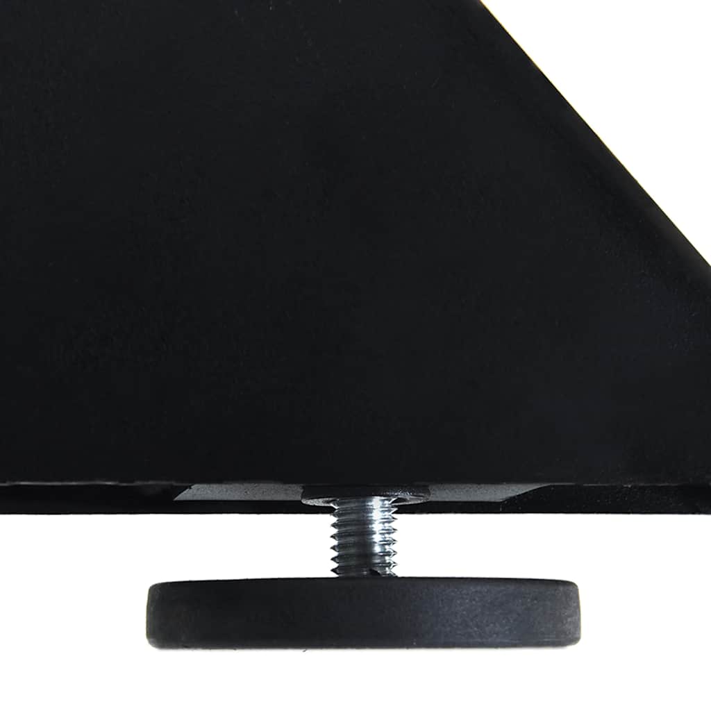 Couchtischbein in Spinnenform Schwarz 98x58x(42-43) cm Stahl