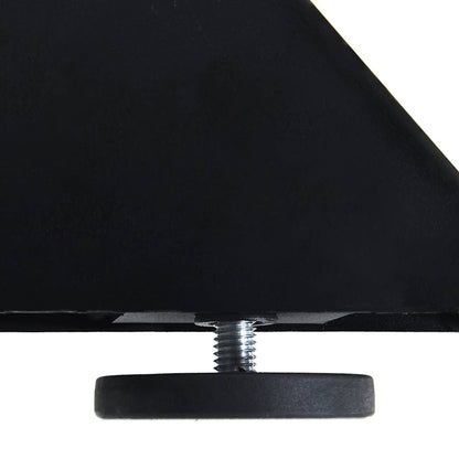 Esstischbein in Spinnenform Schwarz 120x68x(72-73) cm Stahl