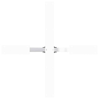 Esstischbein in Spinnenform Weiß 85x85x(72-73) cm Stahl