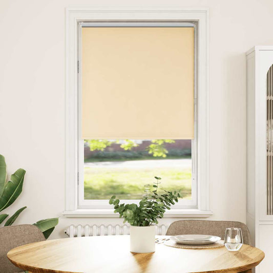 Verdunkelungsrollo Beige 75x130cm Stoffbreite 70,7 cm Polyester