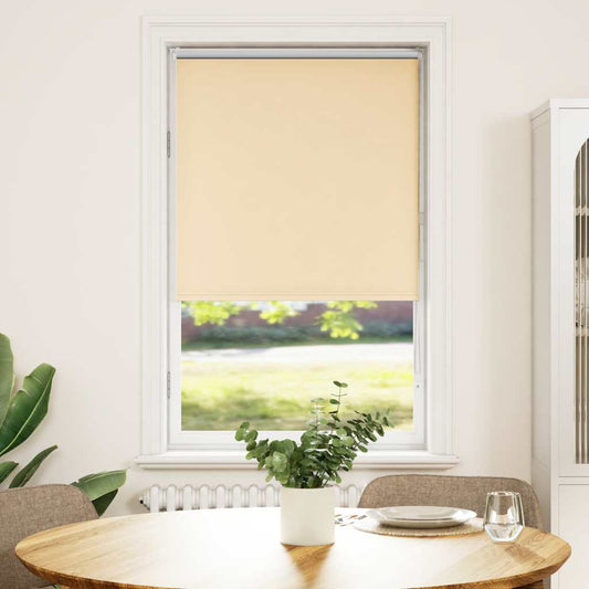 Verdunkelungsrollo Beige 80x130cm Stoffbreite 75,7 cm Polyester