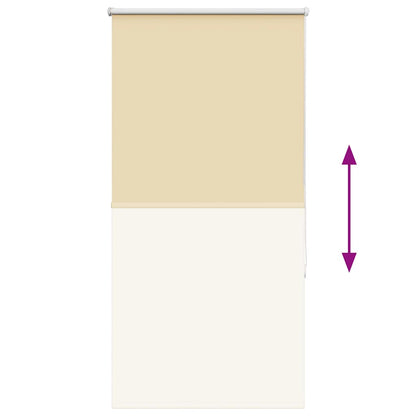 Verdunkelungsrollo Beige 80x130cm Stoffbreite 75,7 cm Polyester