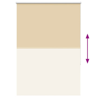 Verdunkelungsrollo Beige 110x130 cm Stoffbreite 105,7 cm
