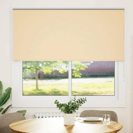 Verdunkelungsrollo Beige 155x130 cm Stoffbreite 151,6 cm