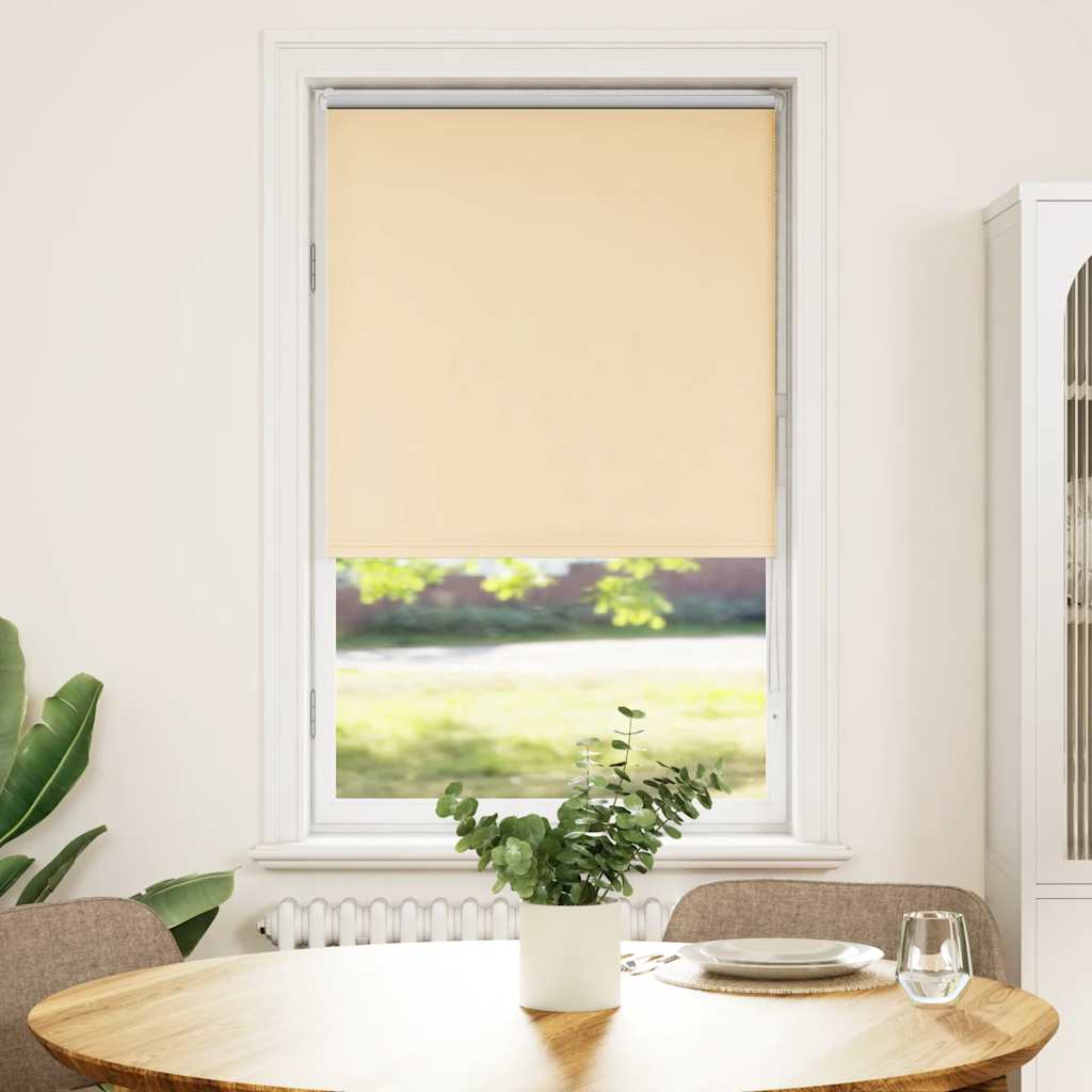 Verdunkelungsrollo Beige 70x150cm Stoffbreite 65,7 cm Polyester
