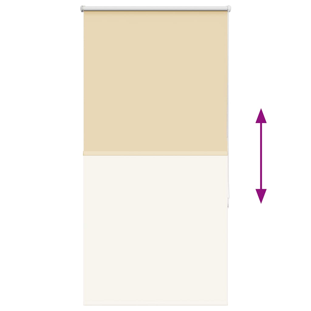 Verdunkelungsrollo Beige 75x150cm Stoffbreite 70,7 cm Polyester