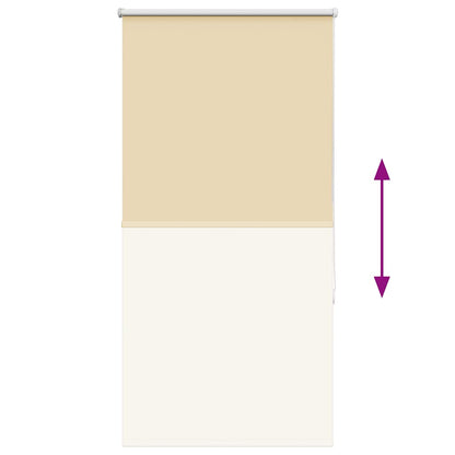 Verdunkelungsrollo Beige 75x150cm Stoffbreite 70,7 cm Polyester