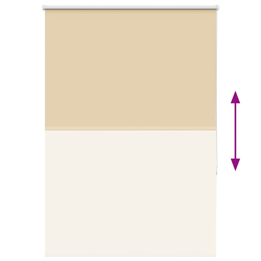 Verdunkelungsrollo Beige 90x150cm Stoffbreite 85,7 cm Polyester
