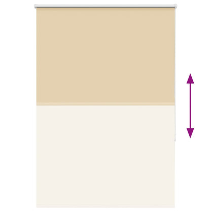 Verdunkelungsrollo Beige 90x150cm Stoffbreite 85,7 cm Polyester