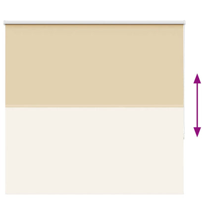 Verdunkelungsrollo Beige 155x150 cm Stoffbreite 151,6 cm