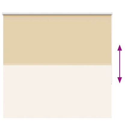 Mørklægningsrullegardin beige 160x150 cm stofbredde 156,6 cm