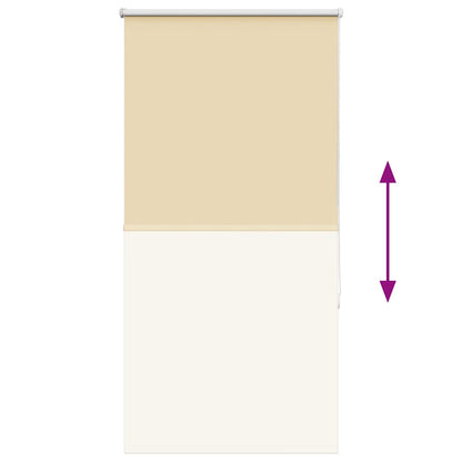 Verdunkelungsrollo Beige 65x175cm Stoffbreite 60,7 cm Polyester