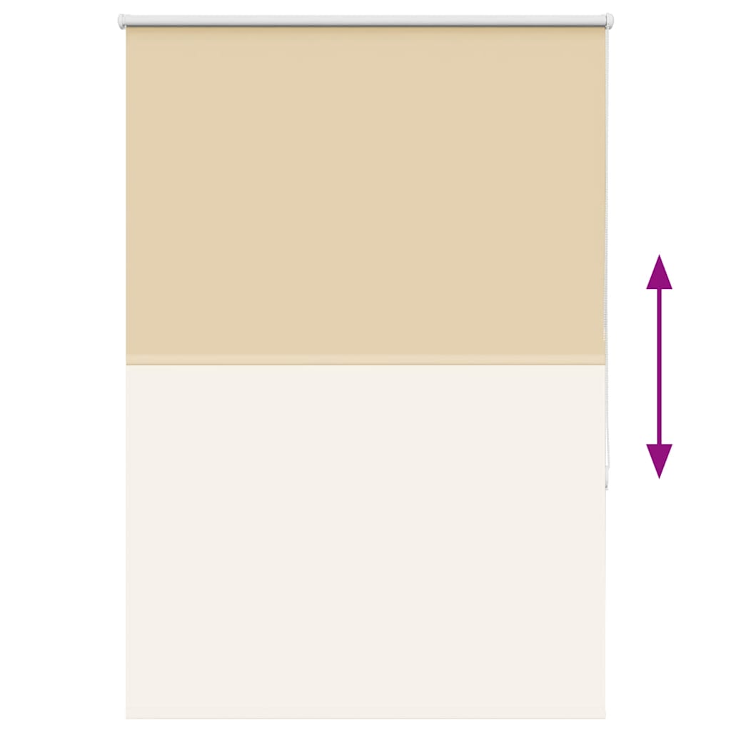 Verdunkelungsrollo Beige 90x175cm Stoffbreite 85,7 cm Polyester