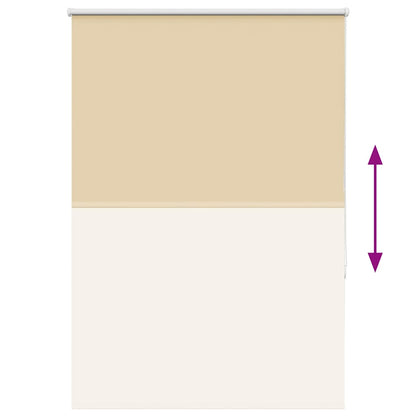 Verdunkelungsrollo Beige 90x175cm Stoffbreite 85,7 cm Polyester