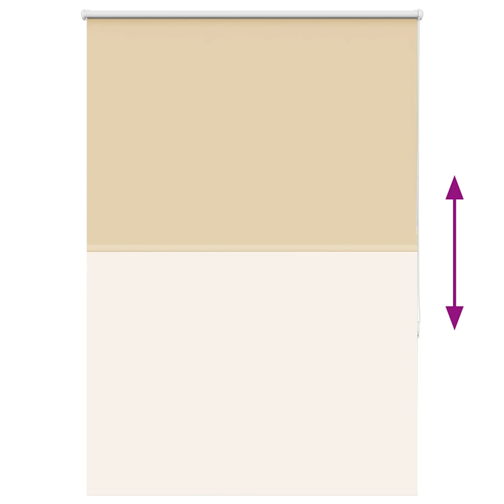 Verdunkelungsrollo Beige 95x175cm Stoffbreite 90,7 cm Polyester