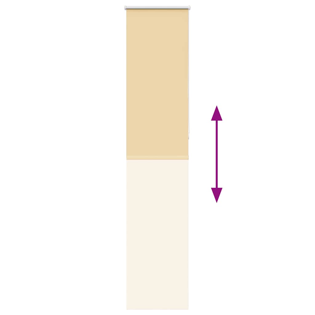 Verdunkelungsrollo Beige 60x210cm Stoffbreite 55,7 cm Polyester