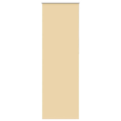 Verdunkelungsrollo Beige 70x210cm Stoffbreite 65,7 cm Polyester