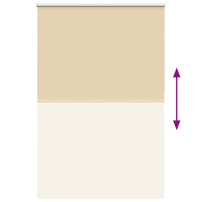 Mørklægningsrullegardin beige 145x210 cm stofbredde 141,6 cm