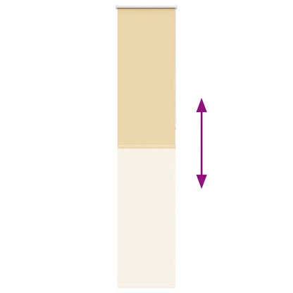 Verdunkelungsrollo Beige 45x230cm Stoffbreite 40,7 cm Polyester