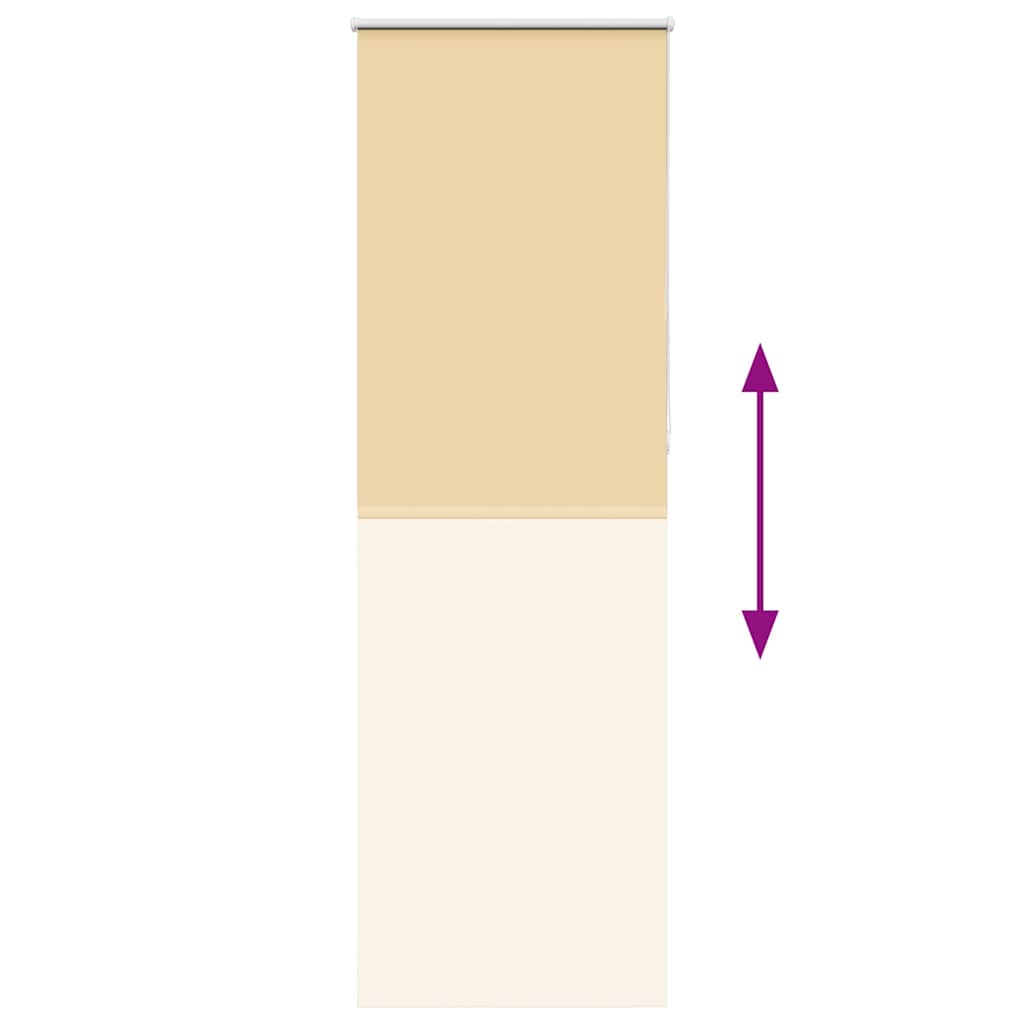 Verdunkelungsrollo Beige 70x230cm Stoffbreite 65,7 cm Polyester