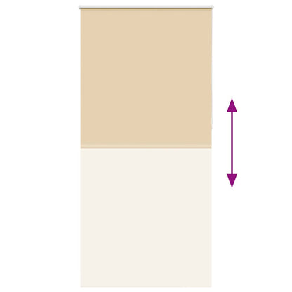 Verdunkelungsrollo Beige 105x230 cm Stoffbreite 100,7 cm
