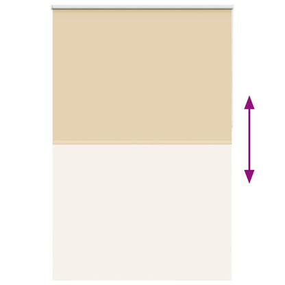 Mørklægningsrullegardin beige 160x230 cm stofbredde 156,6 cm
