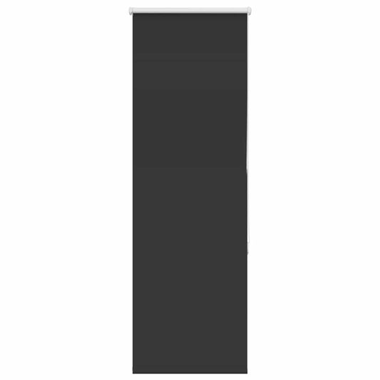 Verdunkelungsrollo Schwarz 60x130 cm Stoffbreite 55,7 cm