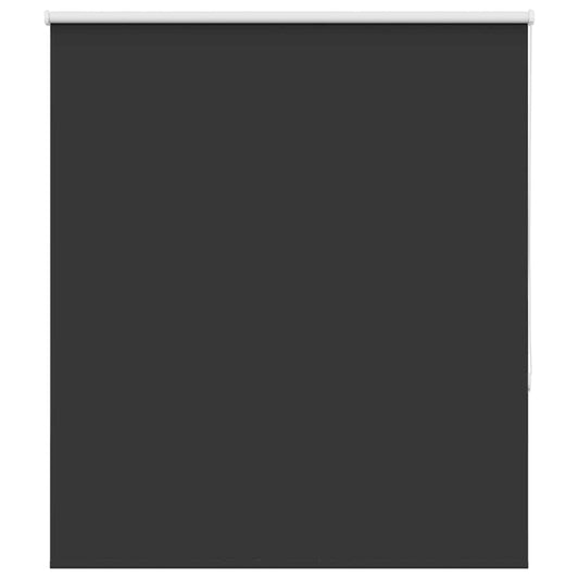 Verdunkelungsrollo Schwarz 140x130 cm Stoffbreite 136,6 cm