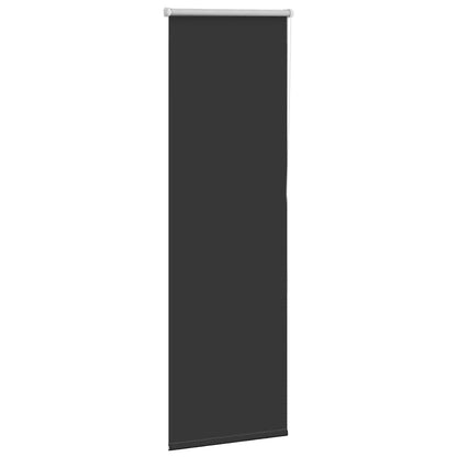 Verdunkelungsrollo Schwarz 55x150 cm Stoffbreite 50,7 cm