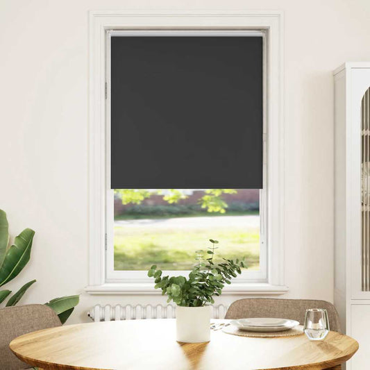 Verdunkelungsrollo Schwarz 70x150 cm Stoffbreite 65,7 cm