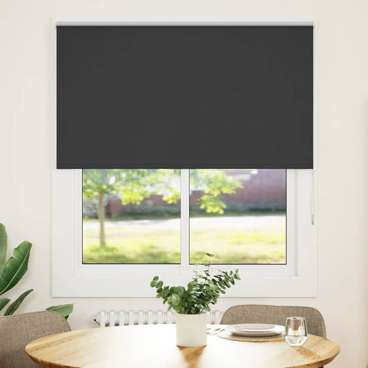 Verdunkelungsrollo Schwarz 135x150 cm Stoffbreite 131,6 cm