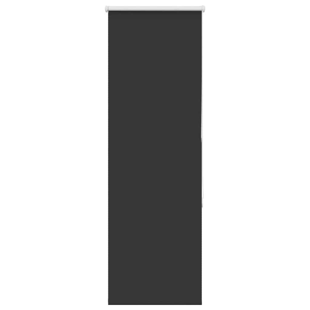 Verdunkelungsrollo Schwarz 50x175 cm Stoffbreite 45,7 cm