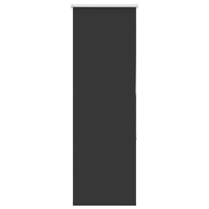 Verdunkelungsrollo Schwarz 50x175 cm Stoffbreite 45,7 cm